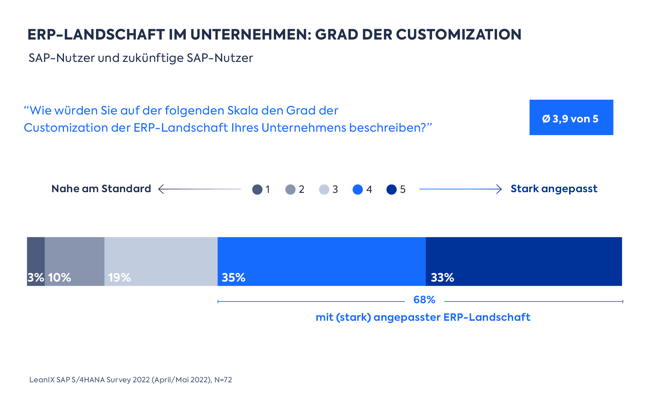 ERP-Landschaft im Unternehmen: Grad der Customization