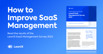 LeanIX’s SaaS Management Survey Reveals Cost Reduction as the Main Goal of IT Optimization