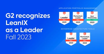 LeanIX Takes First Place in Four G2 Leader Awards in Fall 2023