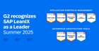 SAP LeanIX Maintains Leadership Position Across Multiple G2 Categories
