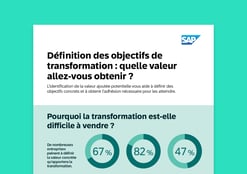 Identifiez la valeur de votre transformation d'entreprise