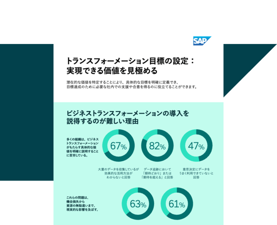 ビジネストランスフォーメーションの価値を特定する 