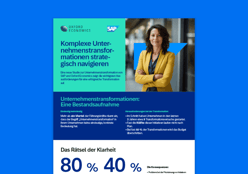 Komplexe Unternehmenstransformation erfolgreich meistern