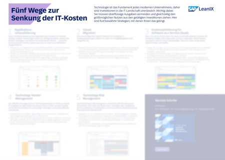Fünf Wege zur Senkung der IT-Kosten