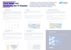 Fünf Wege zur Senkung der IT-Kosten