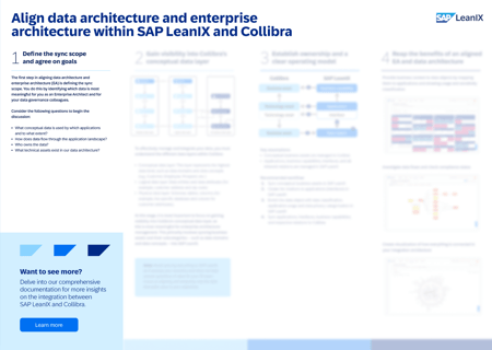 The SAP LeanIX + Collibra integration