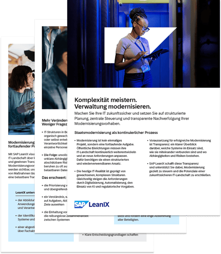 Komplexität meistern. Verwaltung modernisieren.