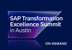 SAP Transformation Excellence Summit in Austin