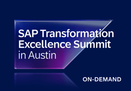 SAP Transformation Excellence Summit in Austin