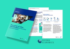 Value identification in business transformation management