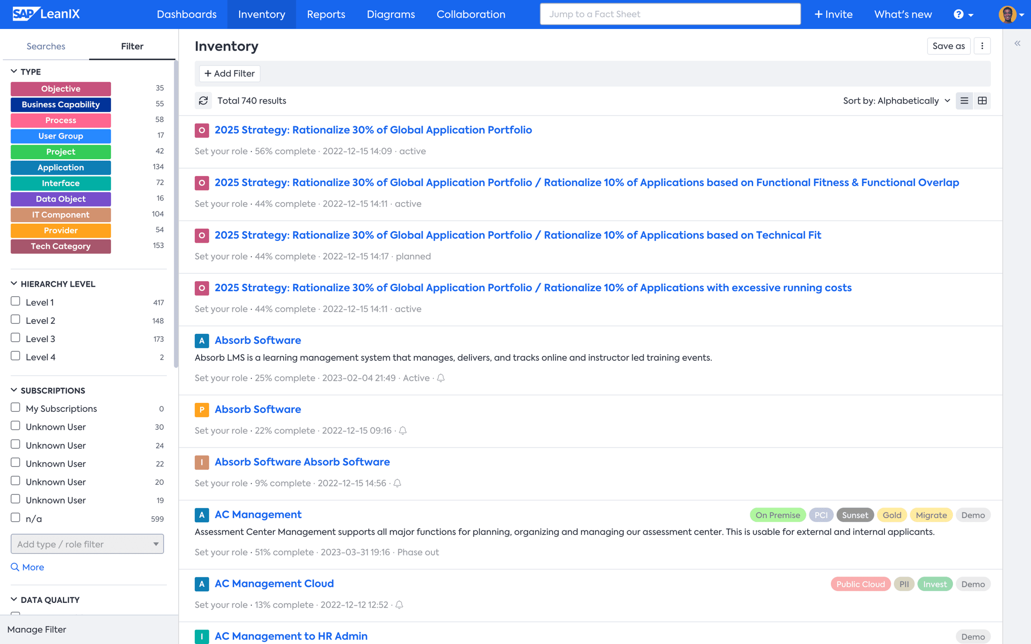 Application Rationalization Solution | SAP LeanIX