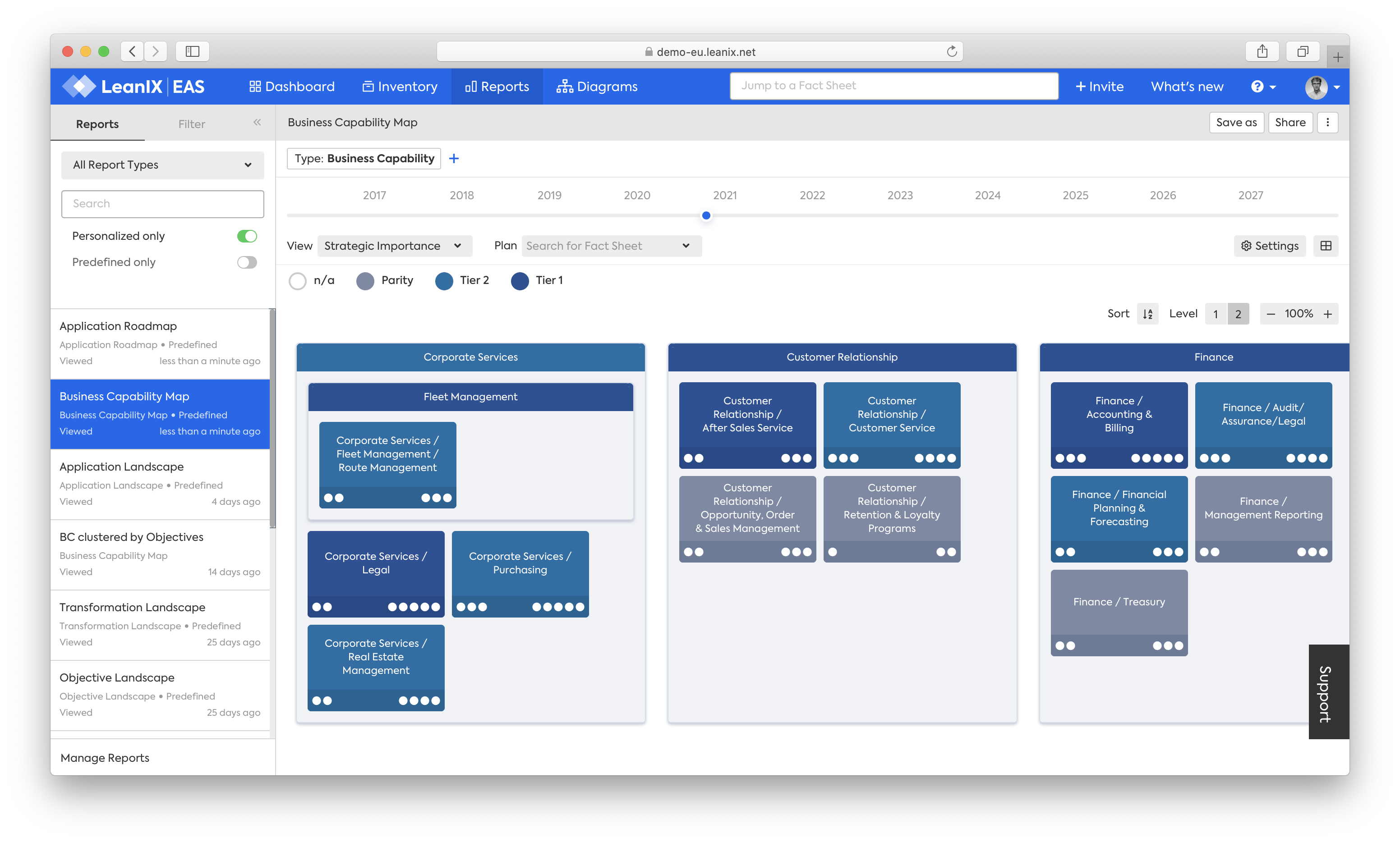 Business Capability Report