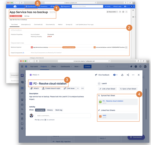 Jira integration for EA