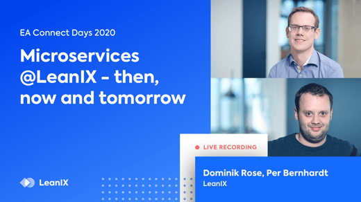 Microservices @ LeanIX - then, now and tomorrow