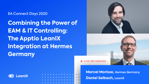 Combining the Power of EAM & IT Controlling: The Apptio LeanIX Integration at Hermes Germany