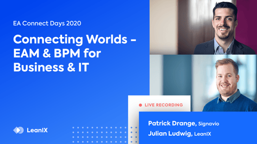 Connecting Worlds - EAM & BPM for Business & IT