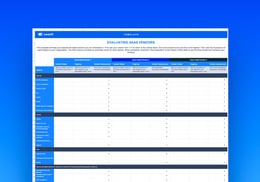 SaaS Vendor Evaluation Matrix