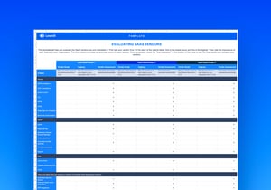 SaaS Vendor Evaluation Template