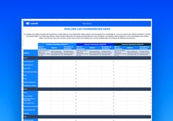 Matrice d’évaluation des fournisseurs SaaS