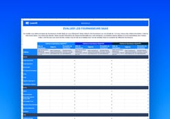 Matrice d’évaluation des fournisseurs SaaS