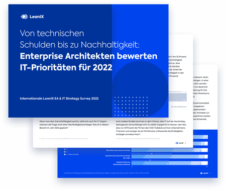 Enterprise Architekten bewerten IT-Prioritäten für 2022