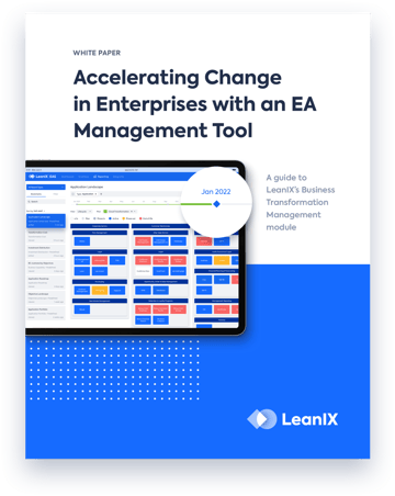 Accelerating Change in Enterprises with an EA Management Tool