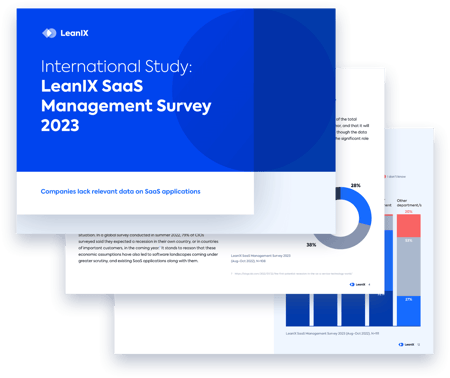 LeanIX SaaS Management Survey 2023