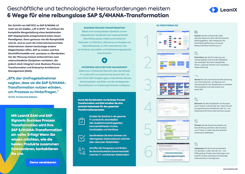 6 Wege für eine reibungslose SAP S/4HANA-Transformation