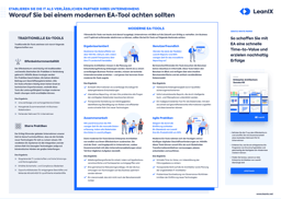 Worauf Sie bei einem modernen EA-Tool achten sollten