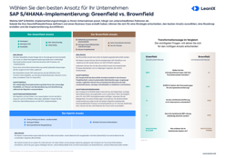 Greenfield vs. Brownfield: Die Hauptunterschiede in der S/4HANA-Implementierung