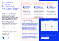 Welche Fragen SBOMs zu Schwachstellen beantworten können - und welche nicht