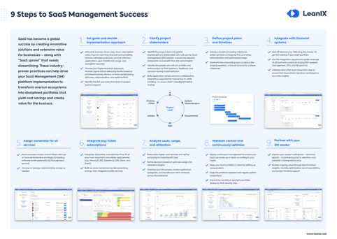 9 Steps to SaaS Management Success