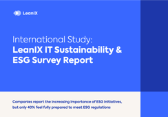 LeanIX IT Sustainability & ESG Survey Report