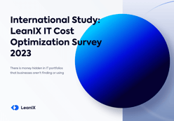 LeanIX IT Cost Optimization Survey 2023