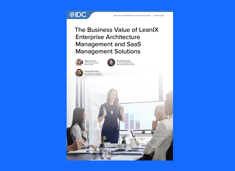 The Business Value of LeanIX Enterprise Architecture Man­age­ment and SaaS Management Solutions