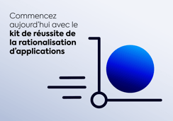 Commencez aujourd’hui avec le kit de réussite de la rationalisation d’applications