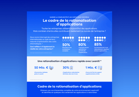 POSTER GRATUIT  Réduire les coûts IT et les risques grâce à la rationalisation des applications