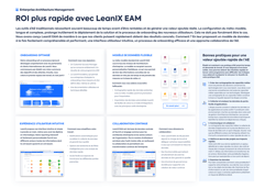 ROI plus rapide avec LeanIX EAM