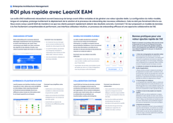 ROI plus rapide avec LeanIX EAM