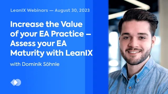 Increase the Value of your EA Practice - Assess your EA Maturity with LeanIX