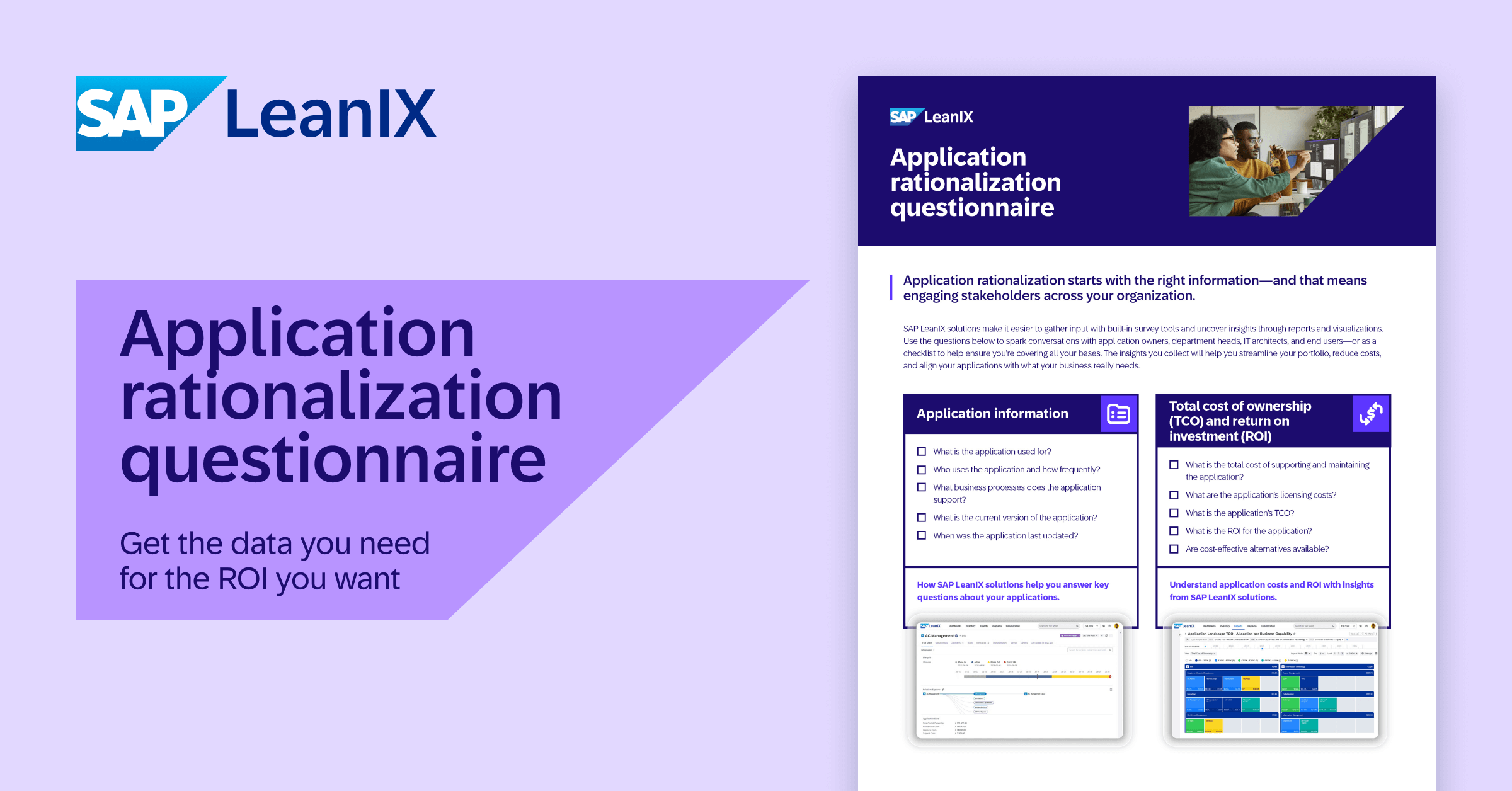 Application Rationalization Questionnaire | LeanIX