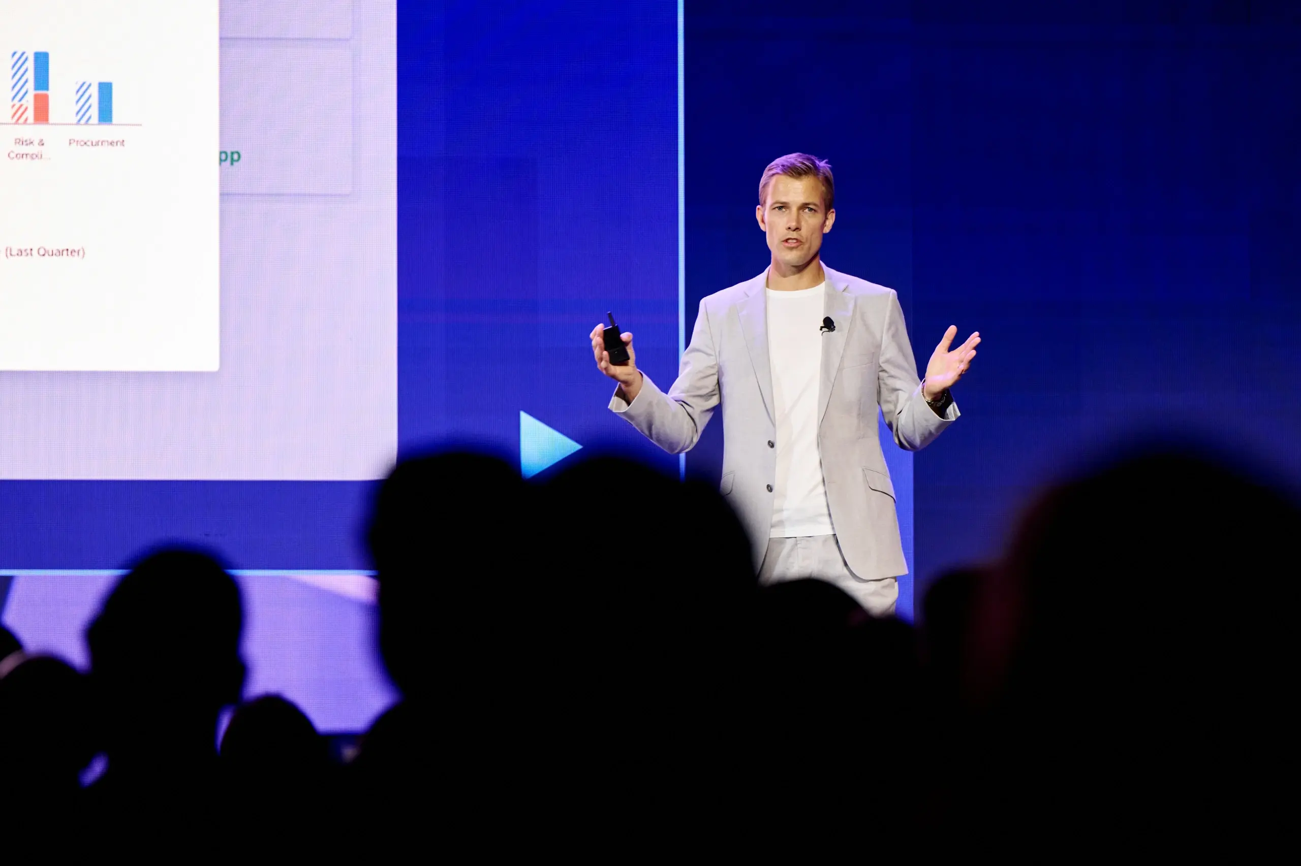André Christ speaking at the SAP Transformation Excellence Summit